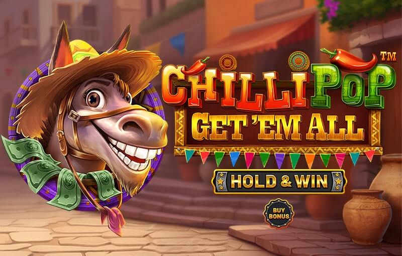 Chilli Pop: Get 'em All - Hold & Win Logo