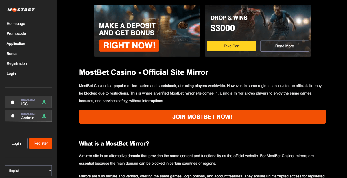 A clear overview of Mostbet Casino, including its game selection, demo access, bonuses, and usability. See how the platform works in practice.